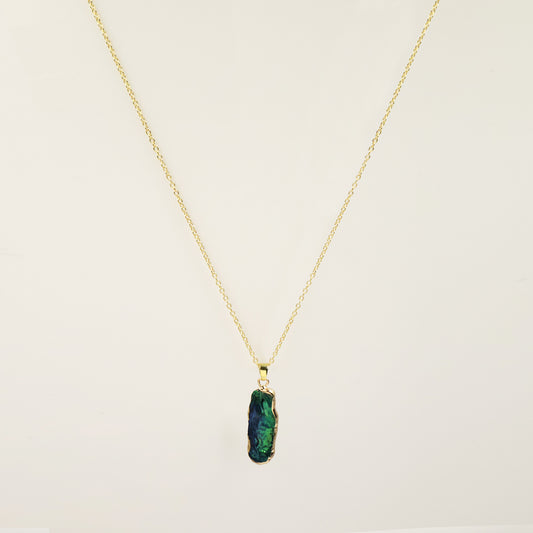 Abalone Pearl Necklace in Gold