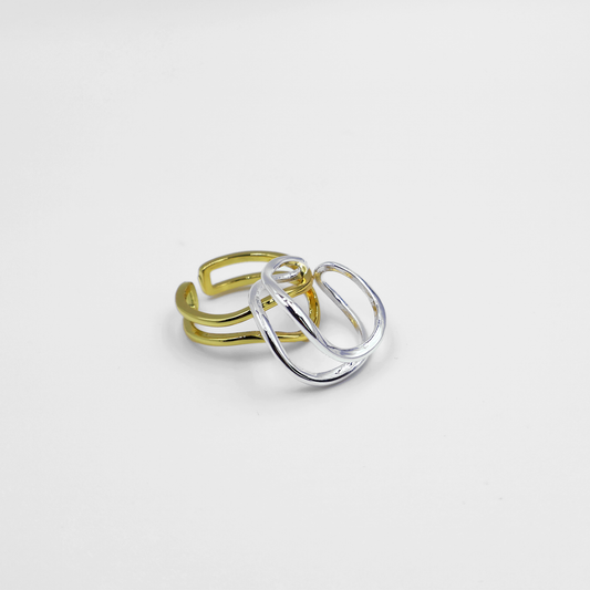 Zoe Double Band Unity Ring